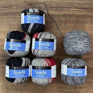 Berroco Suede Tri Color Yarn Bundle (7) Made in Italy